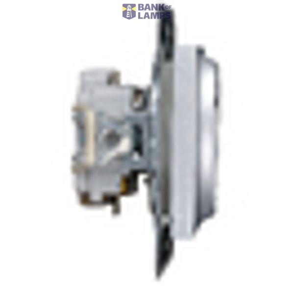 Pin socket outlet, screw clamps, silver image 8