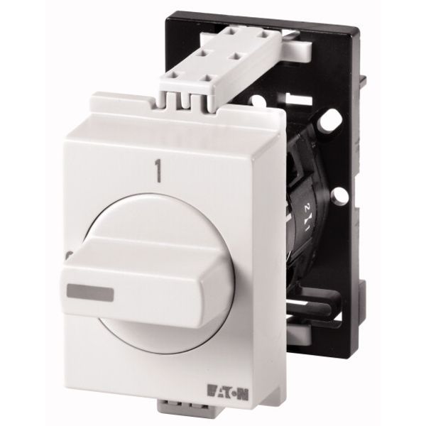 TM-1-8210/IVS Changeoverswitches, TM, 10 A, service distribution board mounting, 1 contact unit(s), Contacts: 2, 60 °, maintained, With 0 (Off) position, 1-0-2, Des image 1