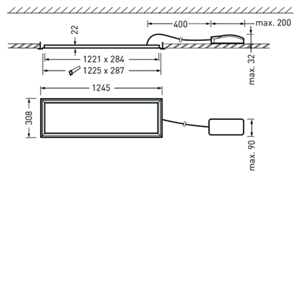 Recessed luminaires Arimo Fit C Prisms White ETDD 31W 4200lm Wide reduced glare UGR19 (W19) IK03 3 SDCM 8173251 image 1