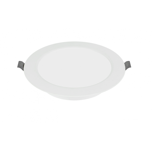 G-TECH LED luminaire FABRO, 4 W, 300 lm, 4000K, AC220-240V, IP40, recessed, round, white image 1