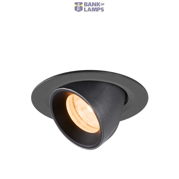 NUMINOS© GIMBLE XS, recessed CL 2700K, 20ø, IP20, round bl image 1