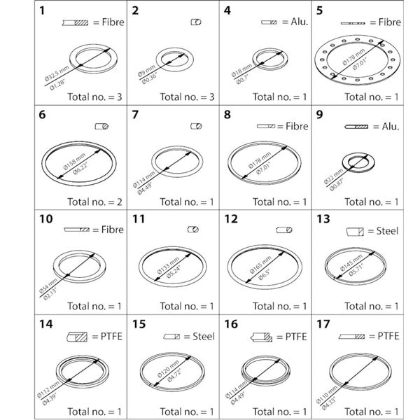 ICS/ICLX 125  Repair kit image 1