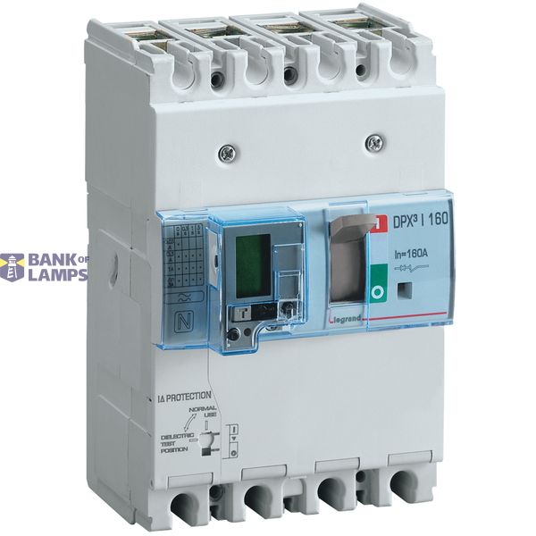 Trip-free switch - DPX³-I 160 - 4P with e.l.c.bs - 160 A image 2