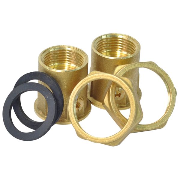 PUMP SCREWS 1"x1 1/2" BRASS WITH CLOSURE image 1