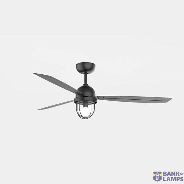 Fan IP20 Mariner E27 15W Black Black image 1
