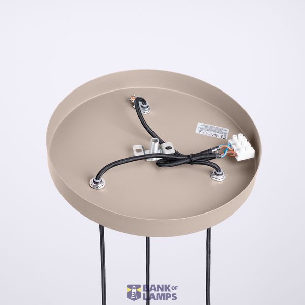 Pendant lamp HALO 3P taupe image 5