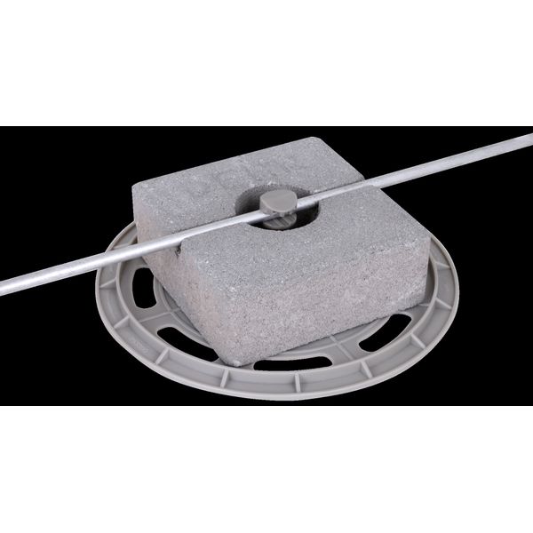 Roof conductor holder SET w. 4.6kg base image 1