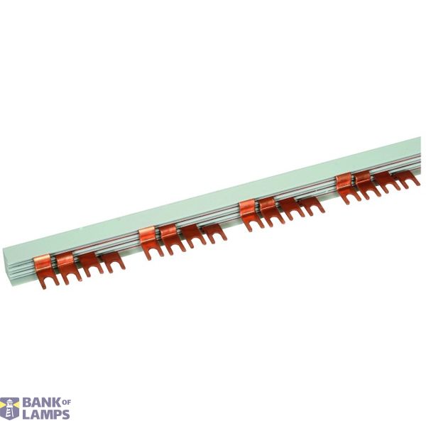 Busbar / Modular wiring system four-phase, 56-pole for 56 modules image 1