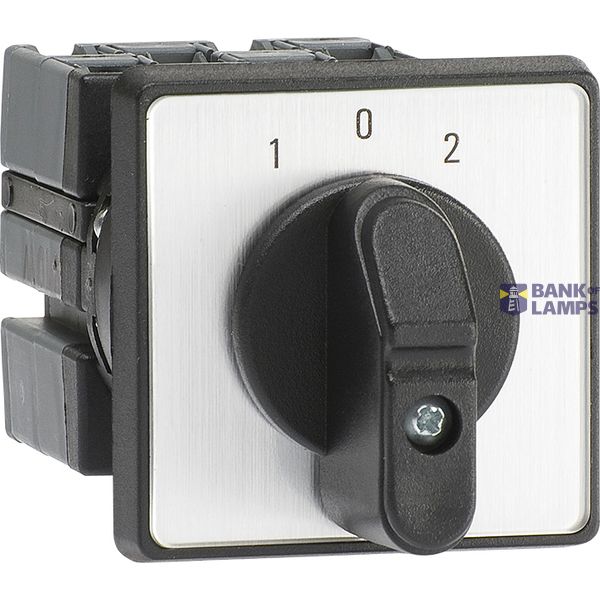 Change-over switch with automatic spring return 1R-0-2R 2P, 25A image 1
