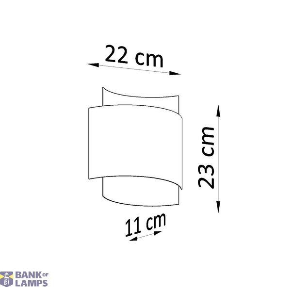 WALL LAMP IMPACT WHITE G9 1X40W IP20 image 4