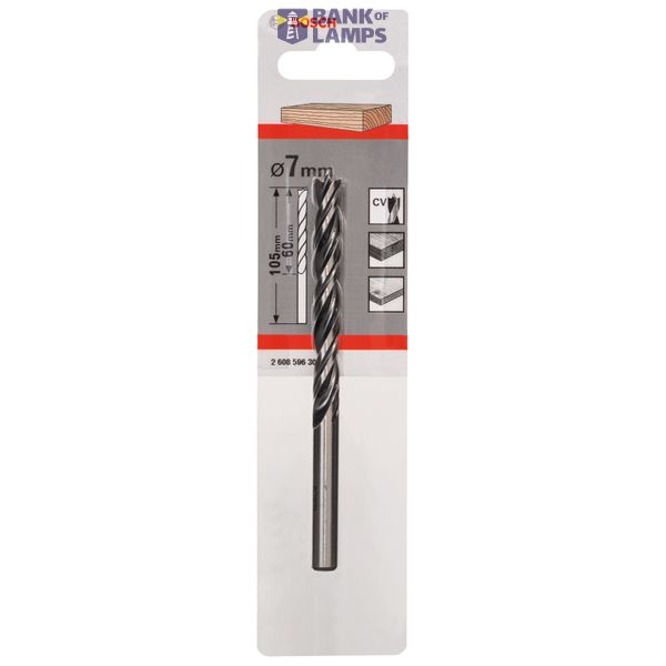 Standard brad point drill bits 7 x 69 x 109 mm, d 7 mm image 2