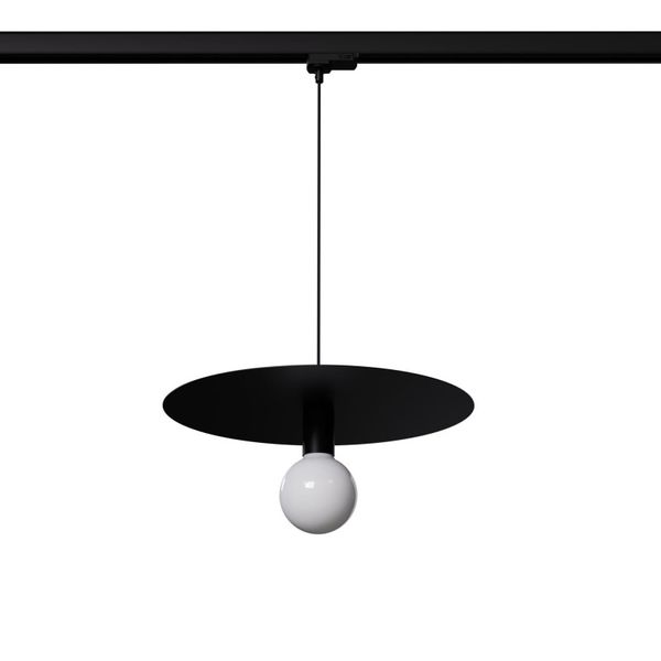 HANGING LAMP 3 PHASE FLAVIO BLACK E27 3000K 7.5W 620LM image 1