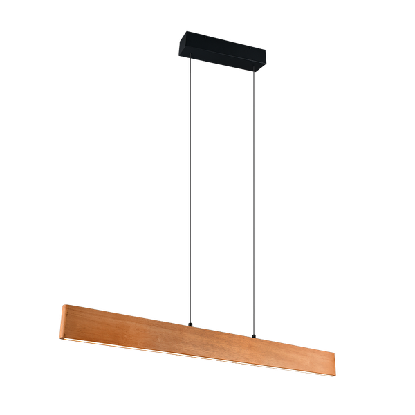 Edgewood LED pendant 115 cm wood image 1