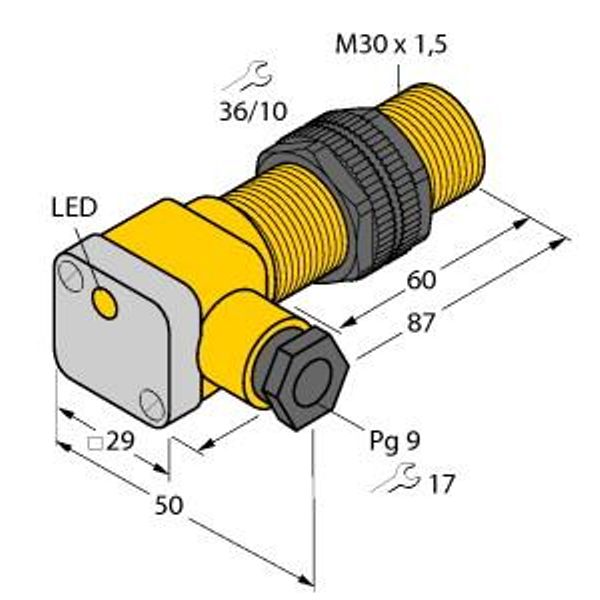Inductive Sensor   BI10-P30SK-AP6X image 1
