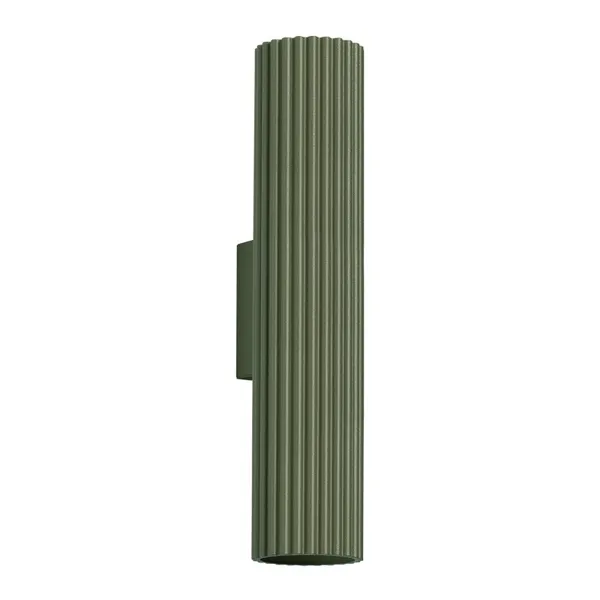 VERTICAL WALL LAMP ILLUMINATING UP AND DOWN FROM THE KARBON GREEN SERIES FOR HALL 2XGU10 image 1