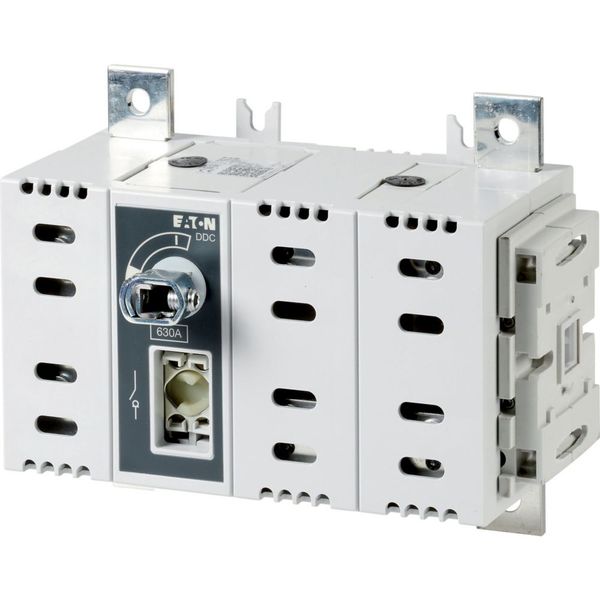 DDC-250/2-SK DC switch disconnector, 250 A, 2 pole, 2 N/O, 2 N/C, Without rotary handle and drive shaft, rear mounting image 4