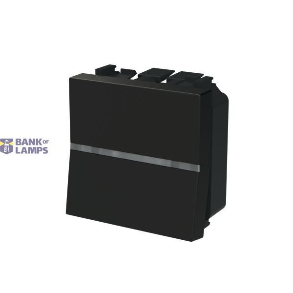 Switch 2-way, SP with indicator LED - 2M - Matt Black image 2