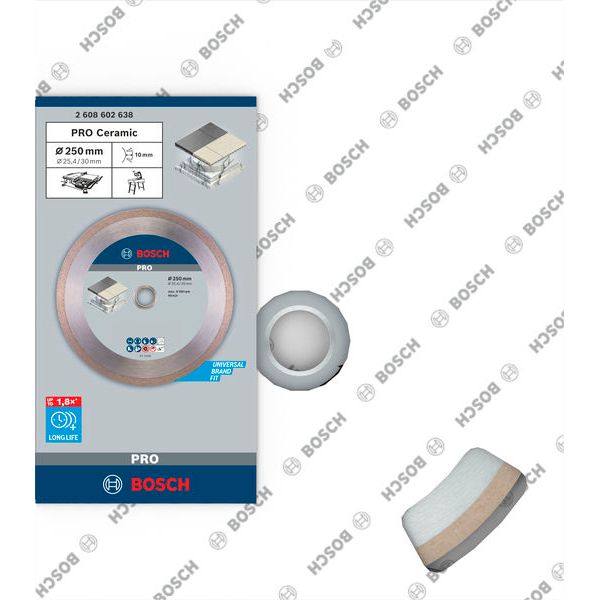 Diamond cutting disc Best for Ceramic 200 x 25,40 x 2,2 x 10 mm image 1