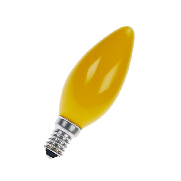 E14 C35 240V 40W Yellow image 1