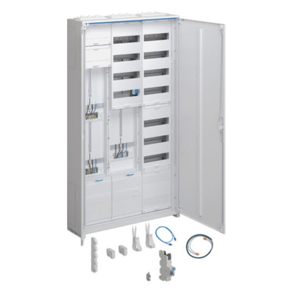 Complete cabinet, univers Z, 2ZP 1SG APZ VT7 for heating, H=1400mm, 3-field, ESA image 1