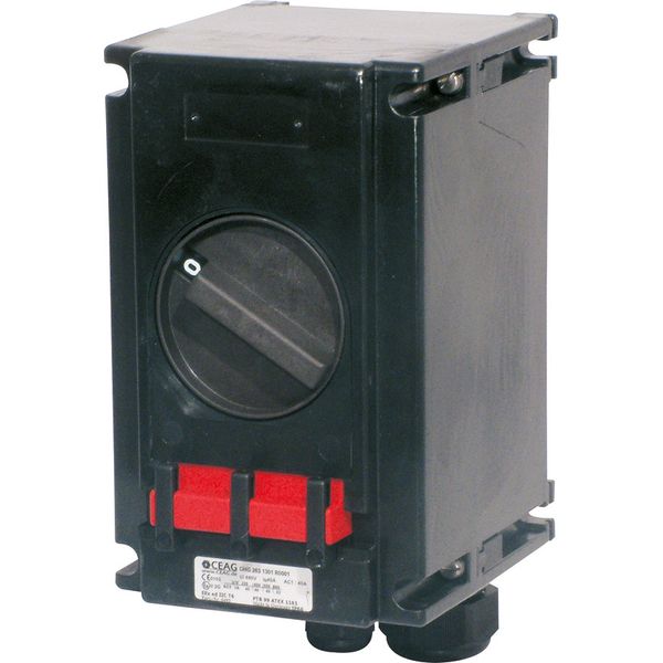 T0-1-8214/I1 Changeoverswitches, T0, 20 A, surface mounting, 1 contact unit(s), Contacts: 2, 45 °, momentary, With 0 (Off) position, with spring-return from both d image 611