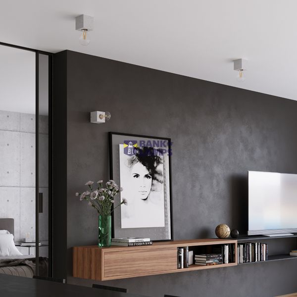 ARIZ CONCRETE WALL LAMP E27 1X60W IP20 image 4