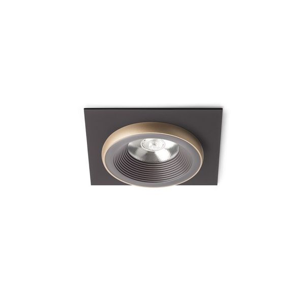 SHARM SQ I recessed brown/pearl gold 230V LED 10W 24° 3000K image 1