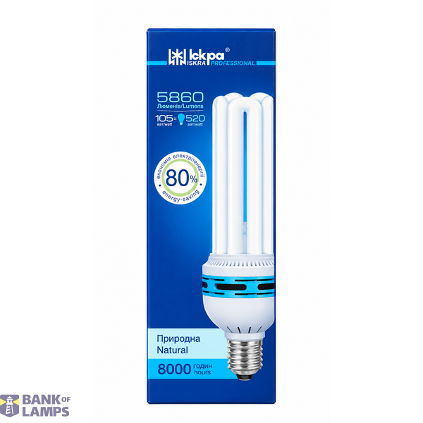 Spuldze ek. E40 105W 4000K 220V KLS Iskra image 2