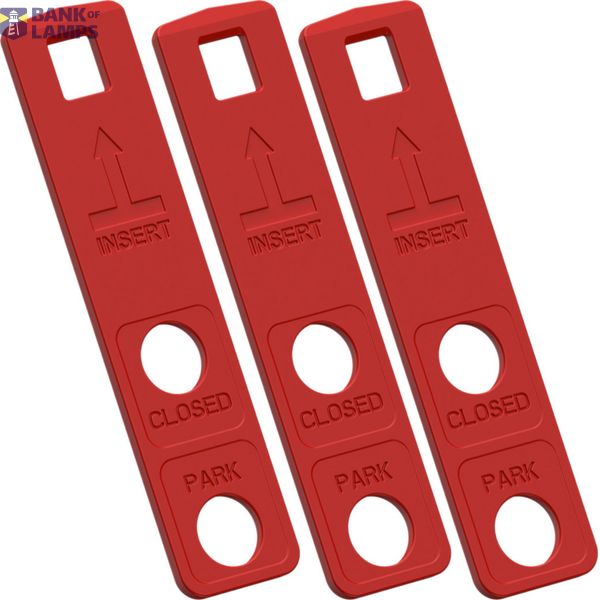 Locking aid for cartridge load disconnect switch, set of 3 image 1