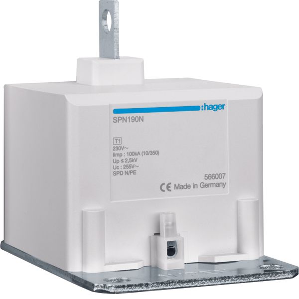 SPD 1P 100kA class 1 TT + TN-C/S for N busbars image 1