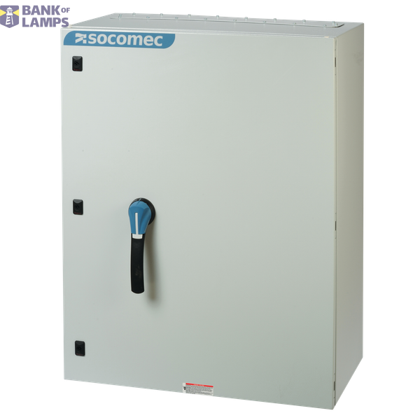 Manual transfer switch SIRCOVER I-0-II 3P+N 1600A in steel enclosure image 2