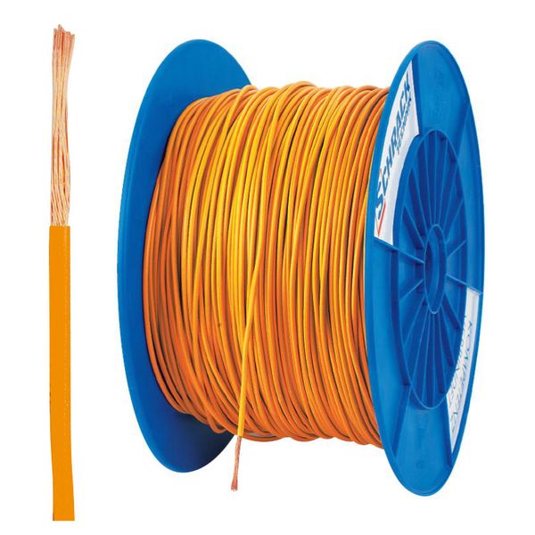PVC Insulated Single Core Wire H05V-K 0.75mmý, orange (coil) (The price is shown without markup on metals. Request a quote for accurate information) image 1