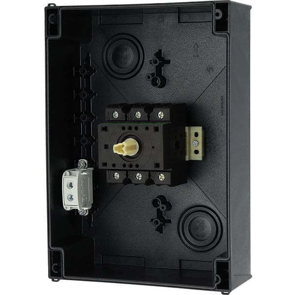 P3-100/I5 On-Off switch, P3, 100 A, surface mounting, 3 pole, with black thumb grip and front plate image 28