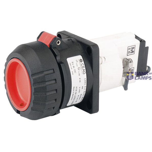 Flange socket 16A-4POL-5H image 3
