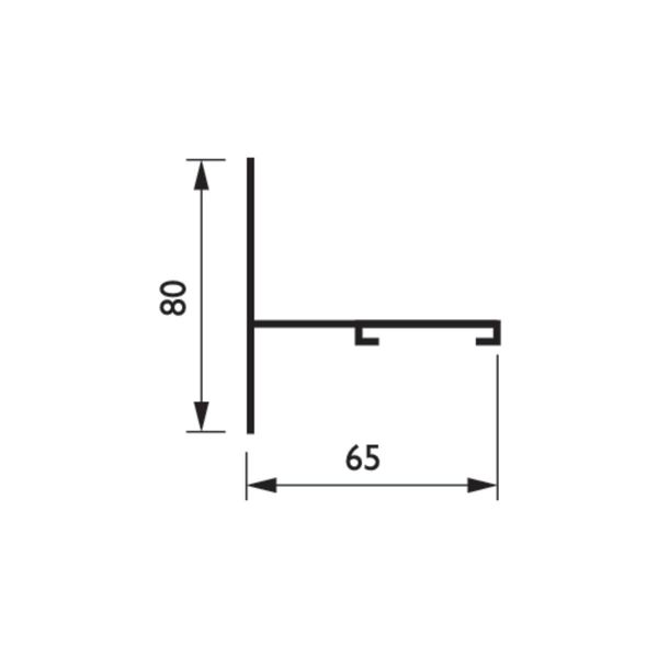 ZRS700 MBW6 ALU WALL BRACKET (SKB21-1) image 5