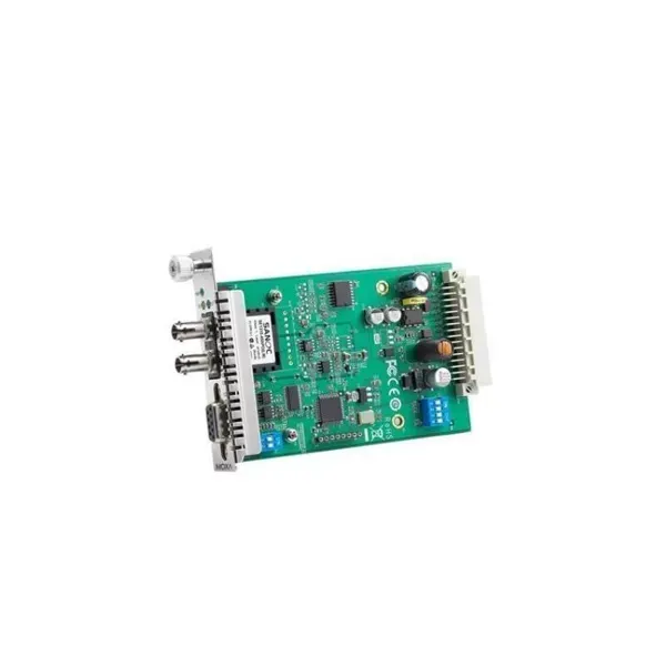 MOXA – TCF-142-M-ST-RM – Converter for RS-232/422/485 to multimode fibre optic plug-in module image 1
