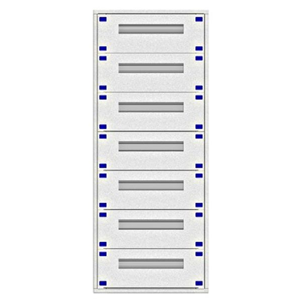 Distribution board insert KVN 60mm, 2-28K, 7-rows image 1