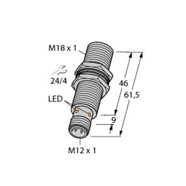 Inductive Sensor   BI5U-MT18M-VN4X-H1141 image 1