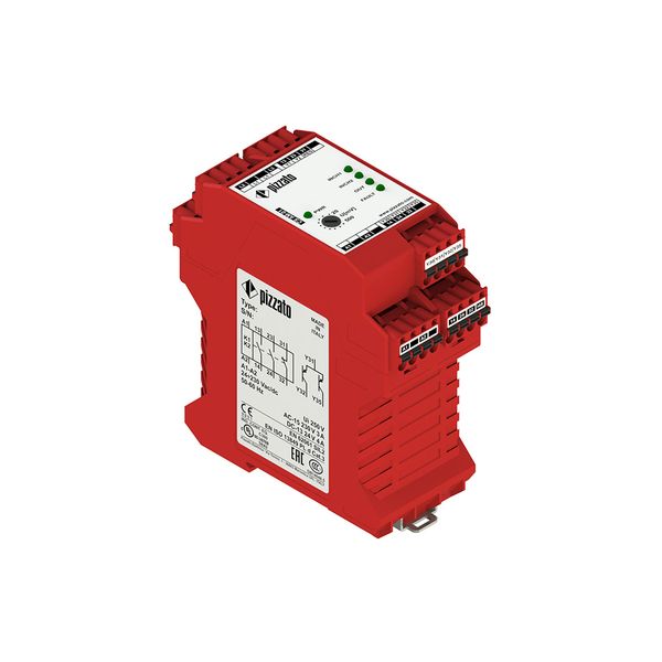 Standstill monitor safety module, 2NO+1NC, category 3 image 2
