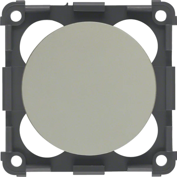 Dimmer, rotary, 12 V= with reg. with a knob, Integro Flow/Pure, noble. steel, varnish. image 1