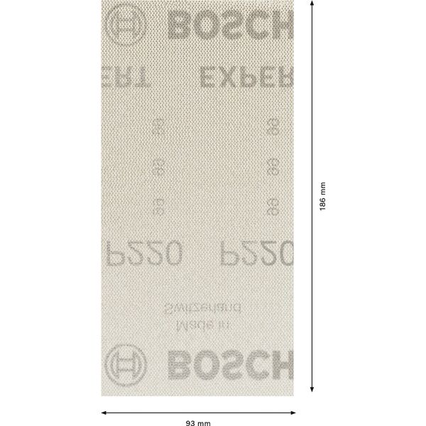 EXPERT M480 Sanding Net for Orbital Sanders 93 x 186 mm, G 220, 50-pc image 2