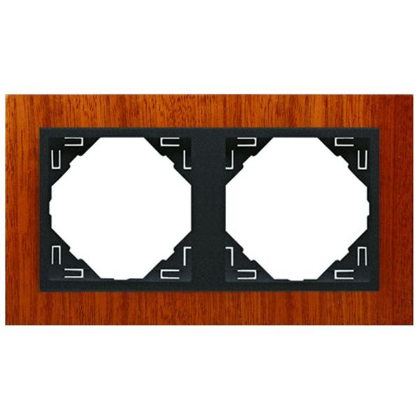 DOUBLE FRAME MAHOGANY/GRAY image 2