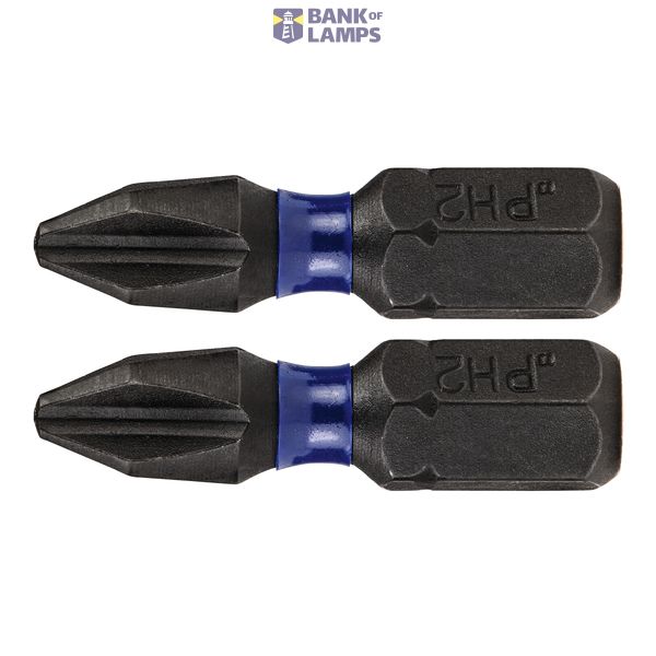 IMPACT PRO PERF 25MM PH2 2PK image 1