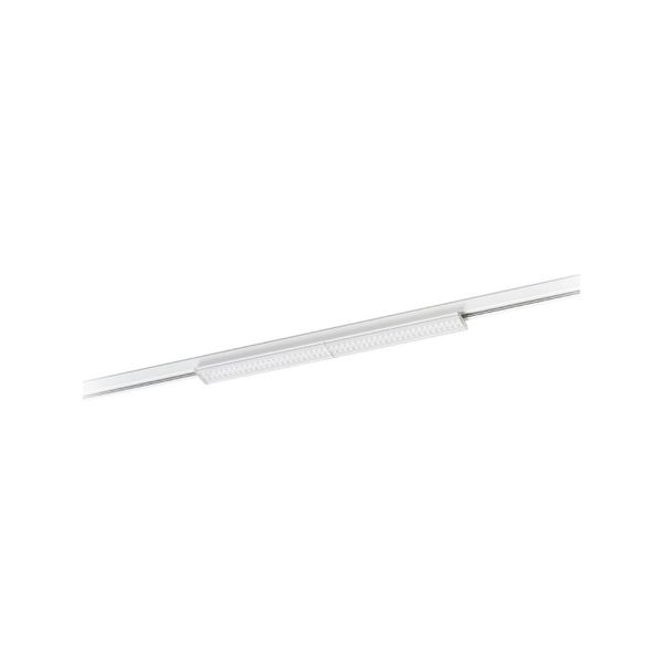 FLATLINE 60 for 3-circuit tracks white 230V LED 20W 90° 3000K image 1