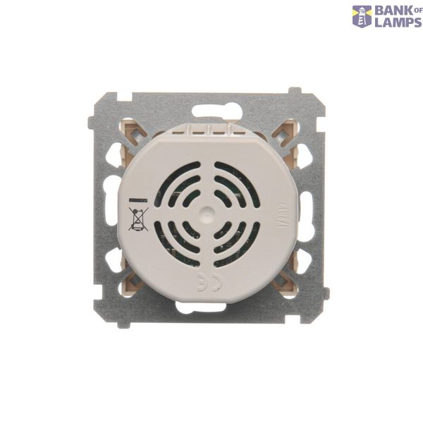 Single switch, (module), 10AX, quick connection, Silver matt, metalic image 1