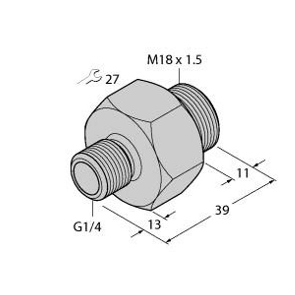 Accessories Screw-In Adapter   FCA-FCST-G1/4-A4 image 1