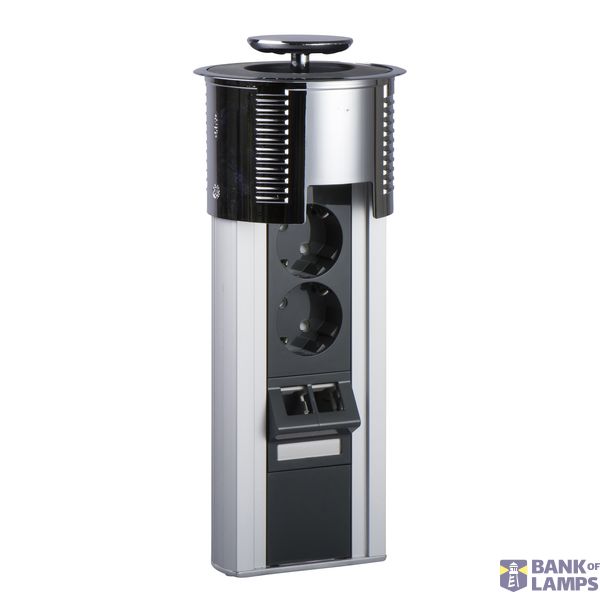 OL50 POP-UP ENKEL 1X2V WCD 2XRJ45 image 1