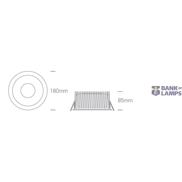 BLACK 40W CCTV IP65 230V DARK LIGHT image 4