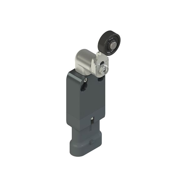 Modular prewired switch with adjustable shaped metal revolving lever image 1