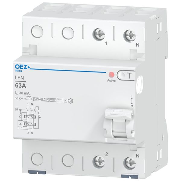 Residual current circuit breaker LFN-63-2-030B-K image 1